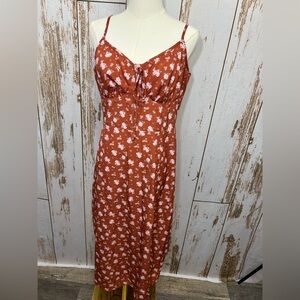 Floral Spaghetti Strap Dress
